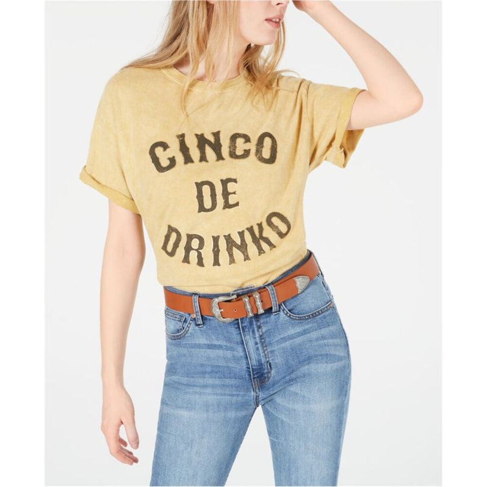 True Vintage Womens Cinco De Drinko Graphic T-Shirt, NWT